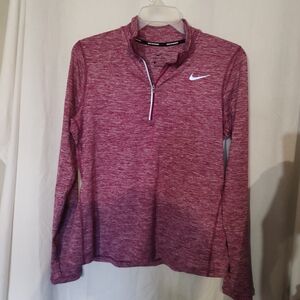 Nike Burgundy Half-Zip Pullover